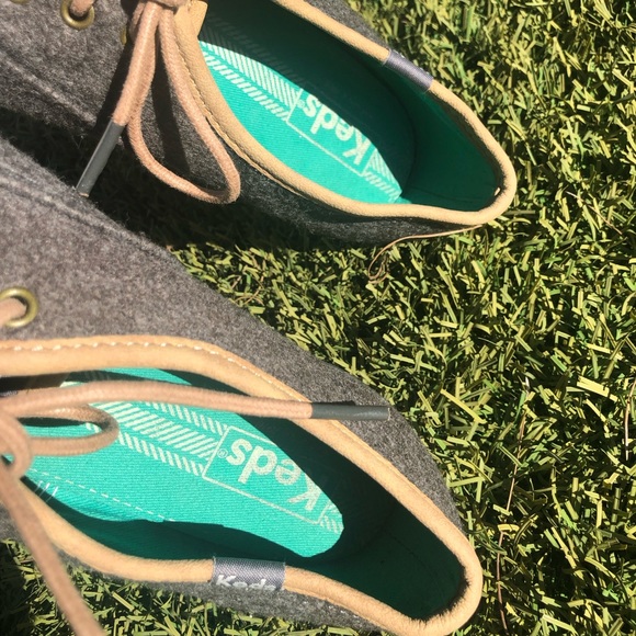 Keds Champion Classic Heather Gray Wool Low top Tennis Shoes, Sz 5 - Picture 6 of 11